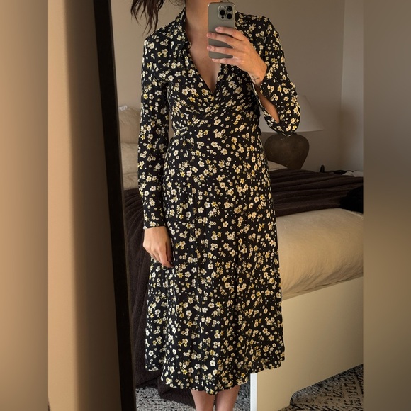 Mango Yellow Flower Dress - Picture 5 of 5